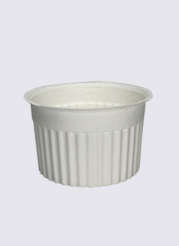 100ml Baking Cup Inner Paper Cup dengan Outer Bagasse Sugarcane Cup