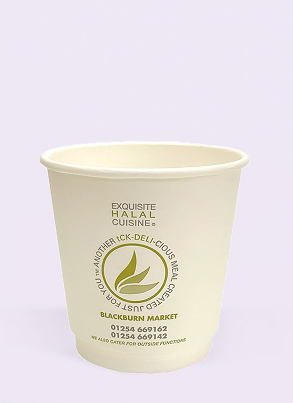 10oz Squat Double Wall Hot Paper Cup